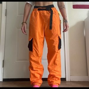 Zumiez bright orange cargo pants